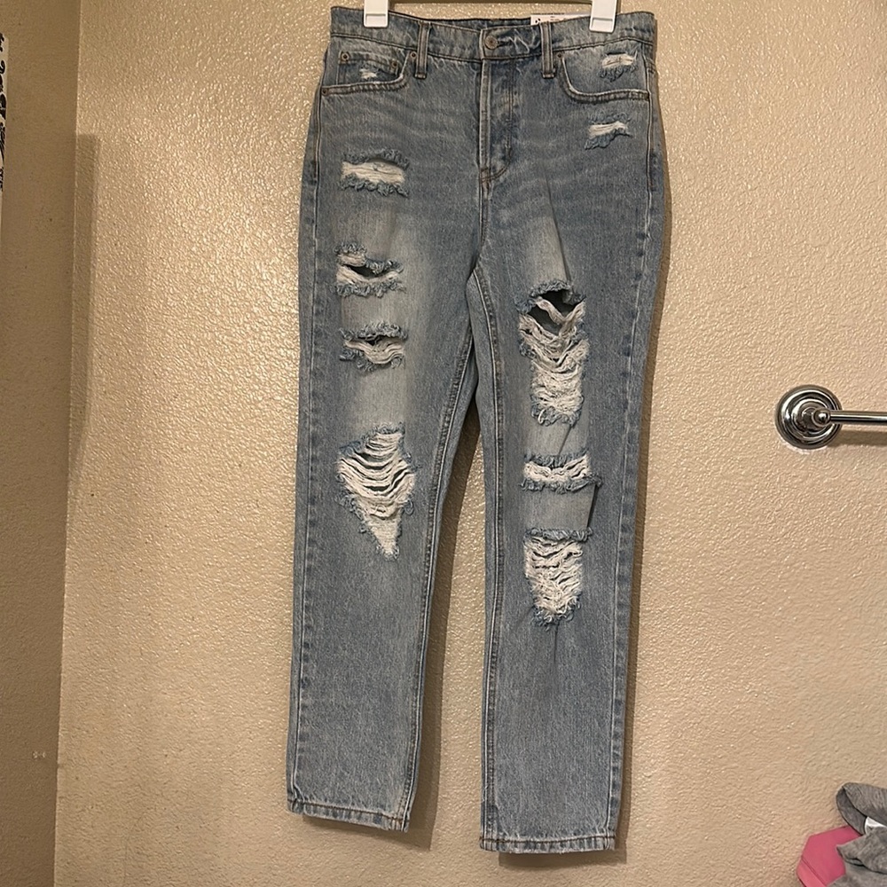 Hi-Rise Boy Fit Jeans